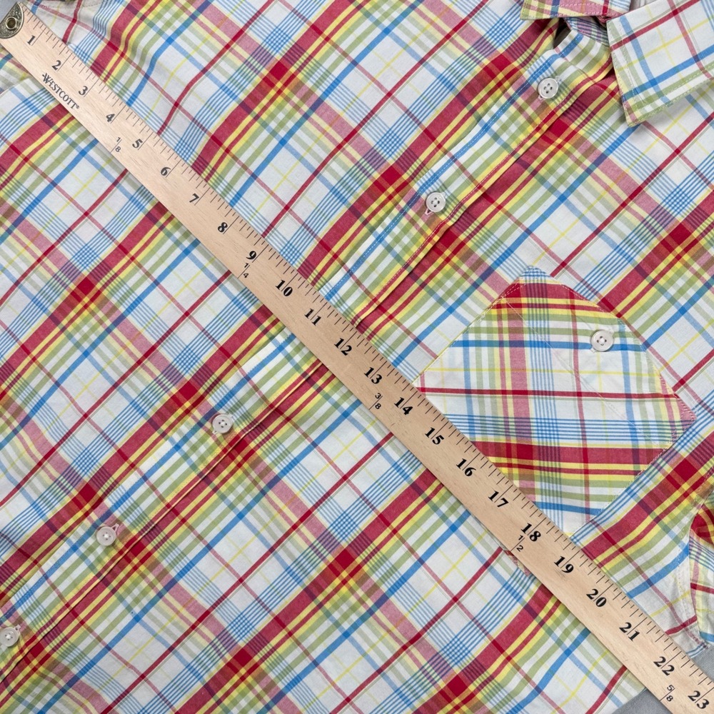 Scotch & Soda Mens XL Plaid Button Down Shirt Multicolor Check Amsterdam Couture - Picture 4 of 7